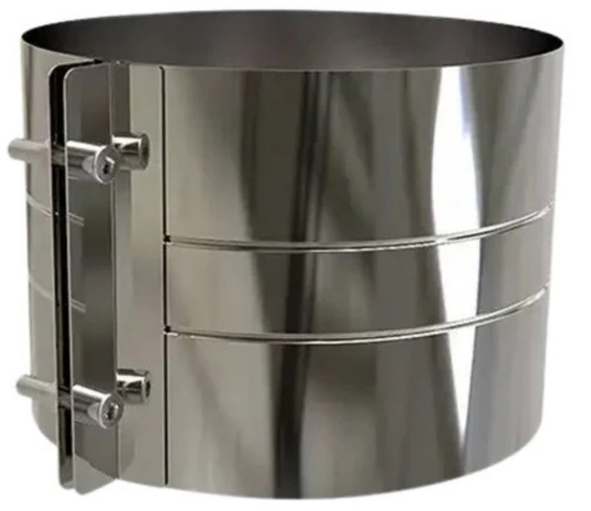 Brede Klemband | TBV DW RVS Ø200 mm | TBV EW Ø250 mm