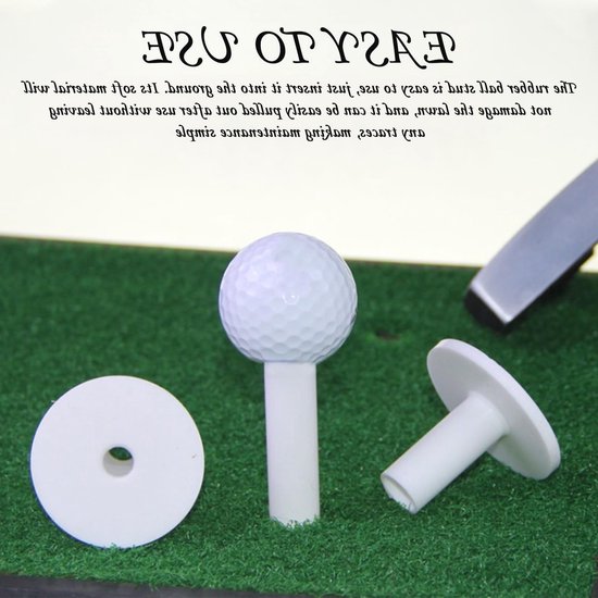 Rubber Tips voor Golf, Golfaccessoires, Golfshirts en Oefenmaterialen voor Verbetering van je Spel — afbeelding 3