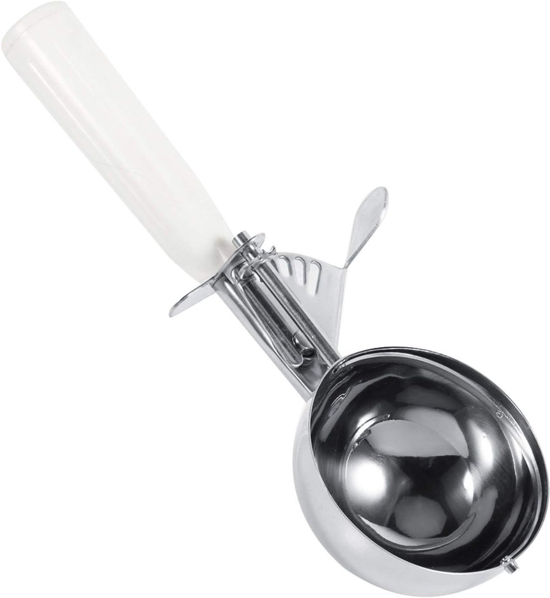 Roestvrijstalen IJslepel van Voedselkwaliteit, Lichtgewicht en Compact, Ideaal voor IJs, Aardappelpuree en Fruit - 8 cm Grootte