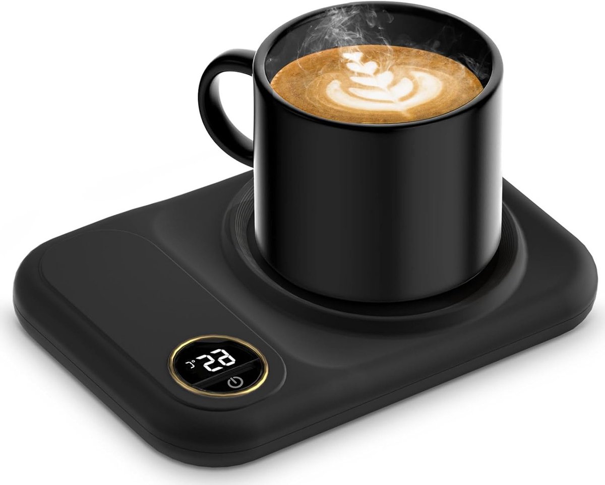 Koffiewarmer met 3 Temperatuurinstellingen - USB Drinkwarmer voor Koffie, Thee en Melk - Ideaal voor Thuis en Kantoor