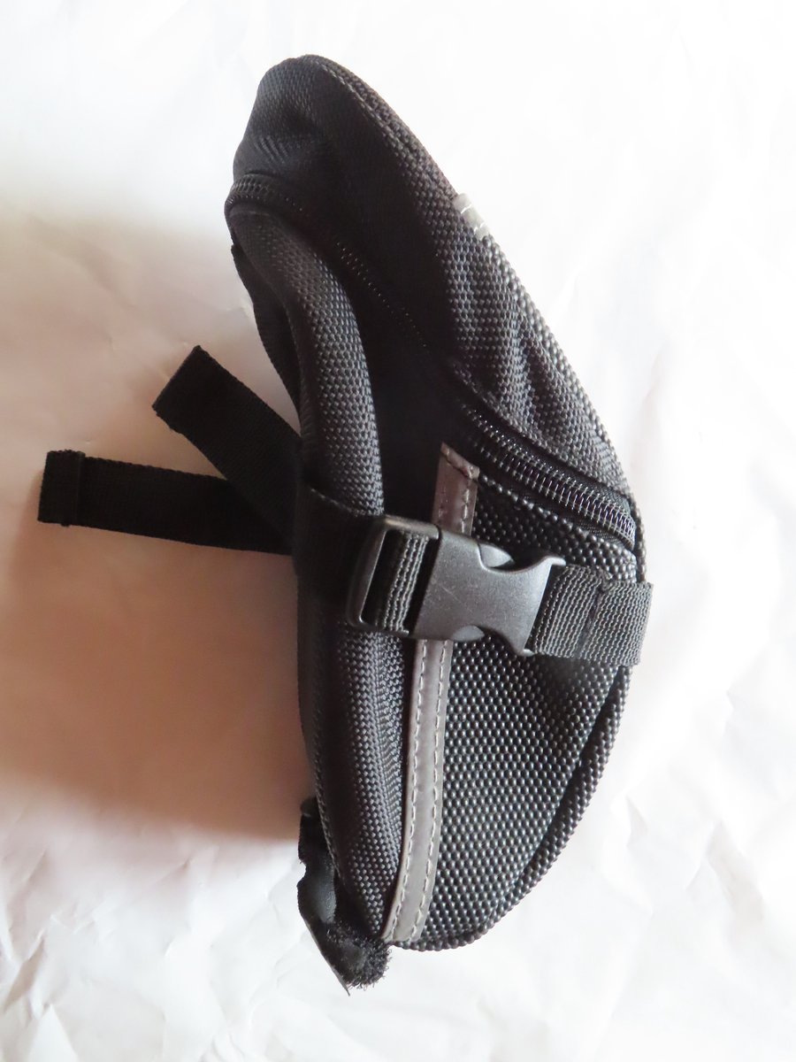 Abus - Zadeltas - 1 L - ST5950 - Zwart - 21 cm op 8 cm