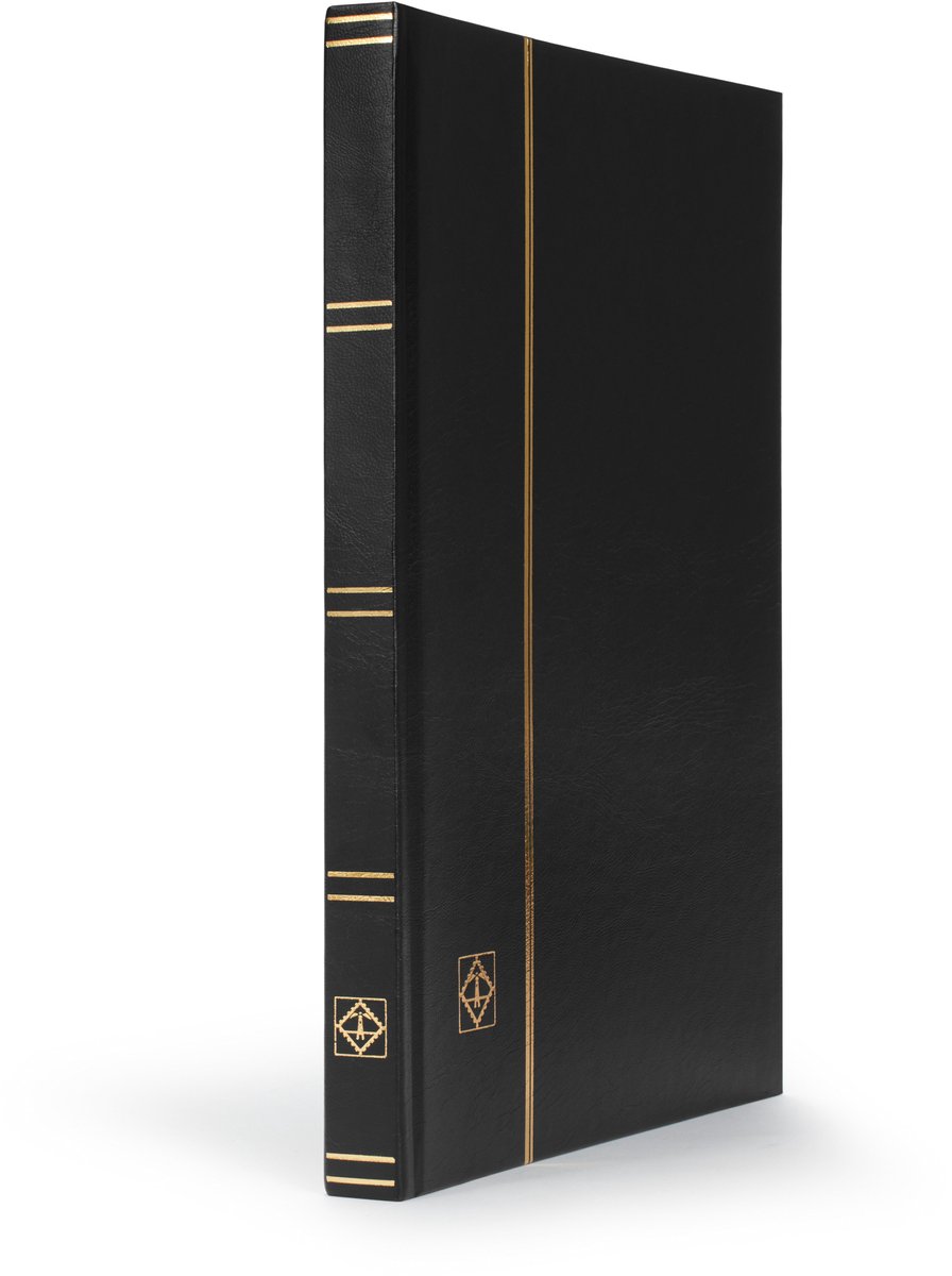 Leuchtturm Postzegelinsteekalbum Basic W32 zwart