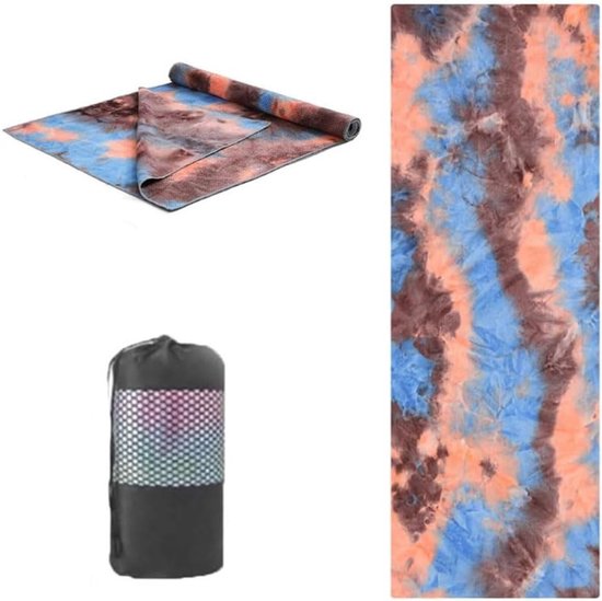 Non-slip Yoga Handdoek met Grip Dots - Sneldrogend en Zacht Microfiber voor Hot Yoga, Pilates en Bikram — afbeelding 5