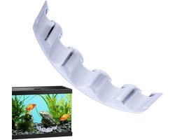 Aquarium Grind Scheider - Substraat Verdeler - Aquarium Landschap - Voorkomt Menging - 27x2 cm - Transparant