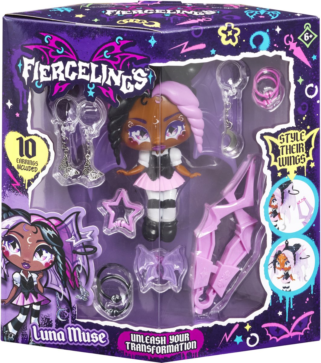 Goliath Fiercelings Luna Muse Keychain – Modepop – Met accessoires