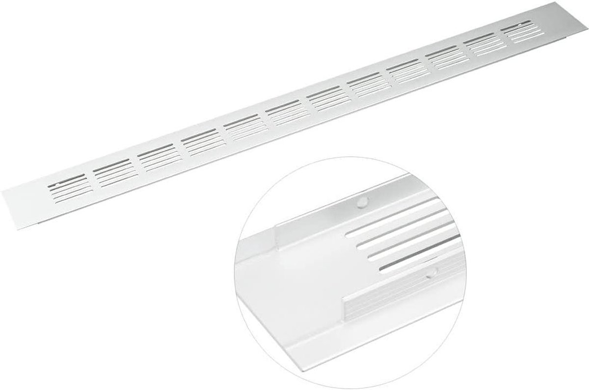 Ventilatierooster - Louvered Grill - Ventilatie Kast - Anti-corrosie Aluminium - 500 mm - Zilverkleur