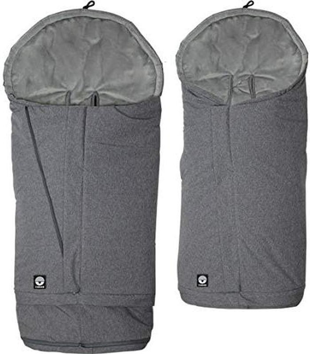 Voetenzak Multifunctioneel - Baby deken - Baby warm houden - Verlengbaar en vuilafstotend - 0-36 maanden - Grijs