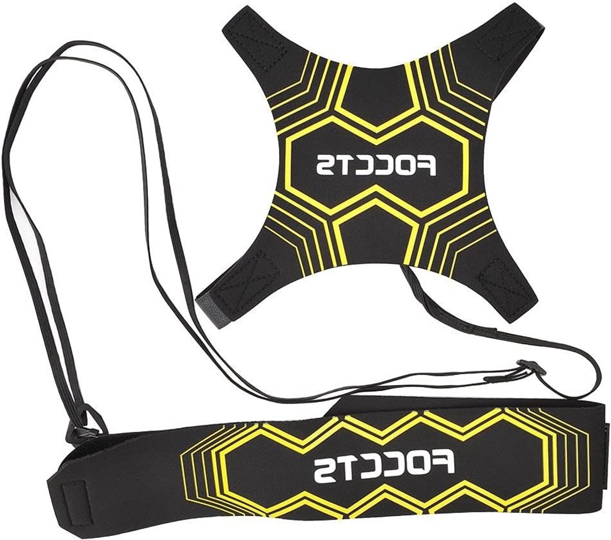 1 Stuk Ster Kick Trainer Voetbal Trainingshulpmiddel met Elastische Band en Neopreen Strap voor Solo Oefeningen en Schottechniek