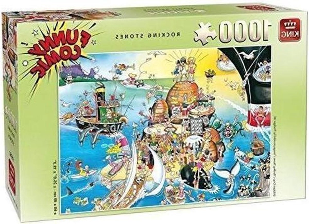 Puzzel 1000 Stukjes - Stripfiguur Puzzel - Ontspannen Puzzelen - Poster-achtige Afwerking - 68 x 49 cm - Multi