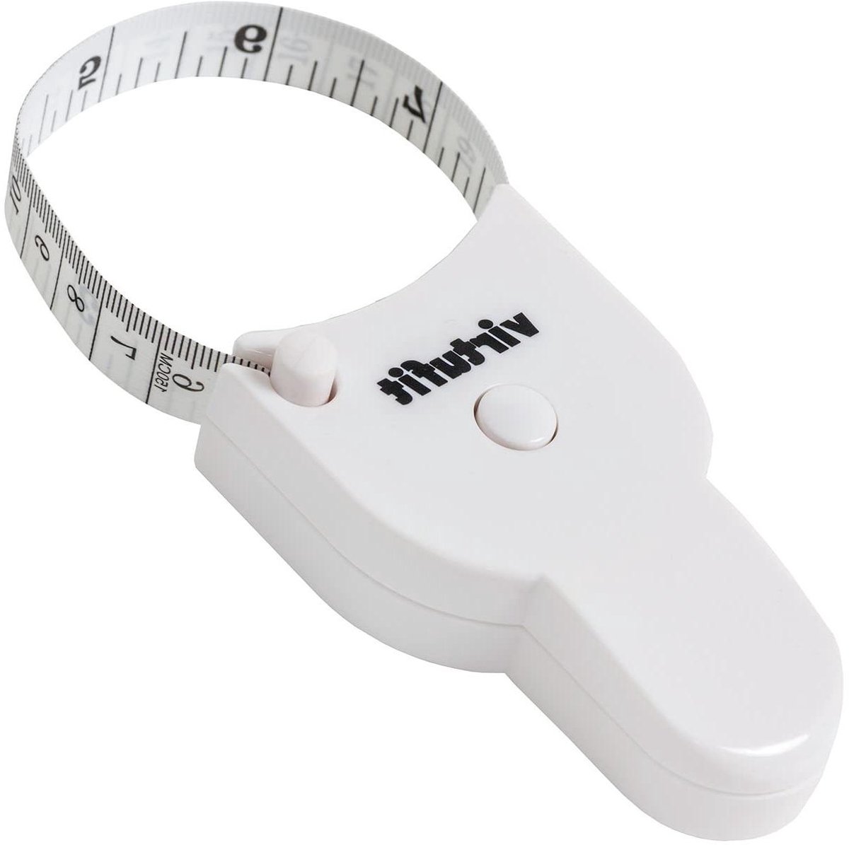 Omtrekmeter - Meetlint Lichaam - Lichaam Meten - Zelfspanningssysteem - 150 cm - Wit