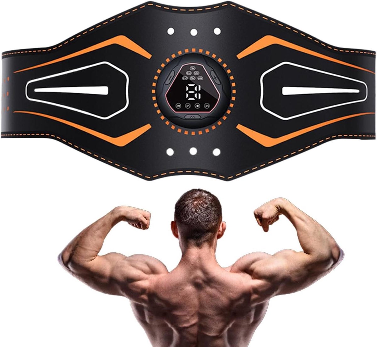 Buikspier Trainer - Fitness Riem - Spier Training - Digitale Display - 118 cm - Multicolor