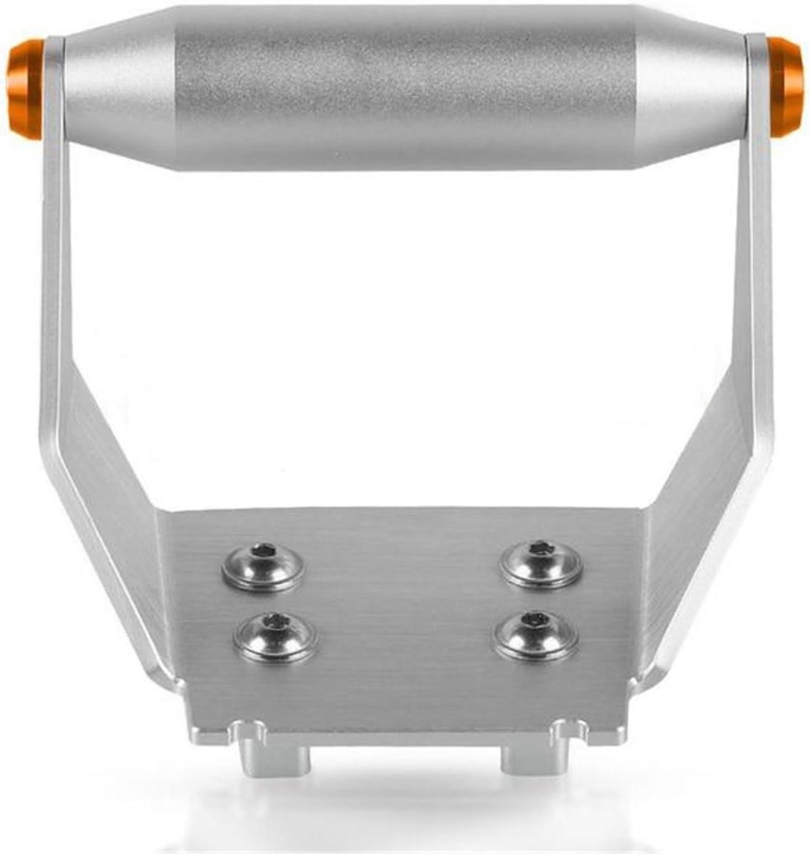 Motorfiets Telefoonhouder - Navigatie Beugel - Veilig Navigeren - CNC Aluminium - 22MM - Oranje