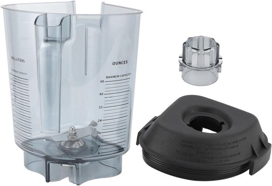 Blenderkan - Reserveonderdeel - Maaltijden Bereiden - Voedselveilig PC - 48 oz Capaciteit - Transparant van Merkloos — afbeelding 4