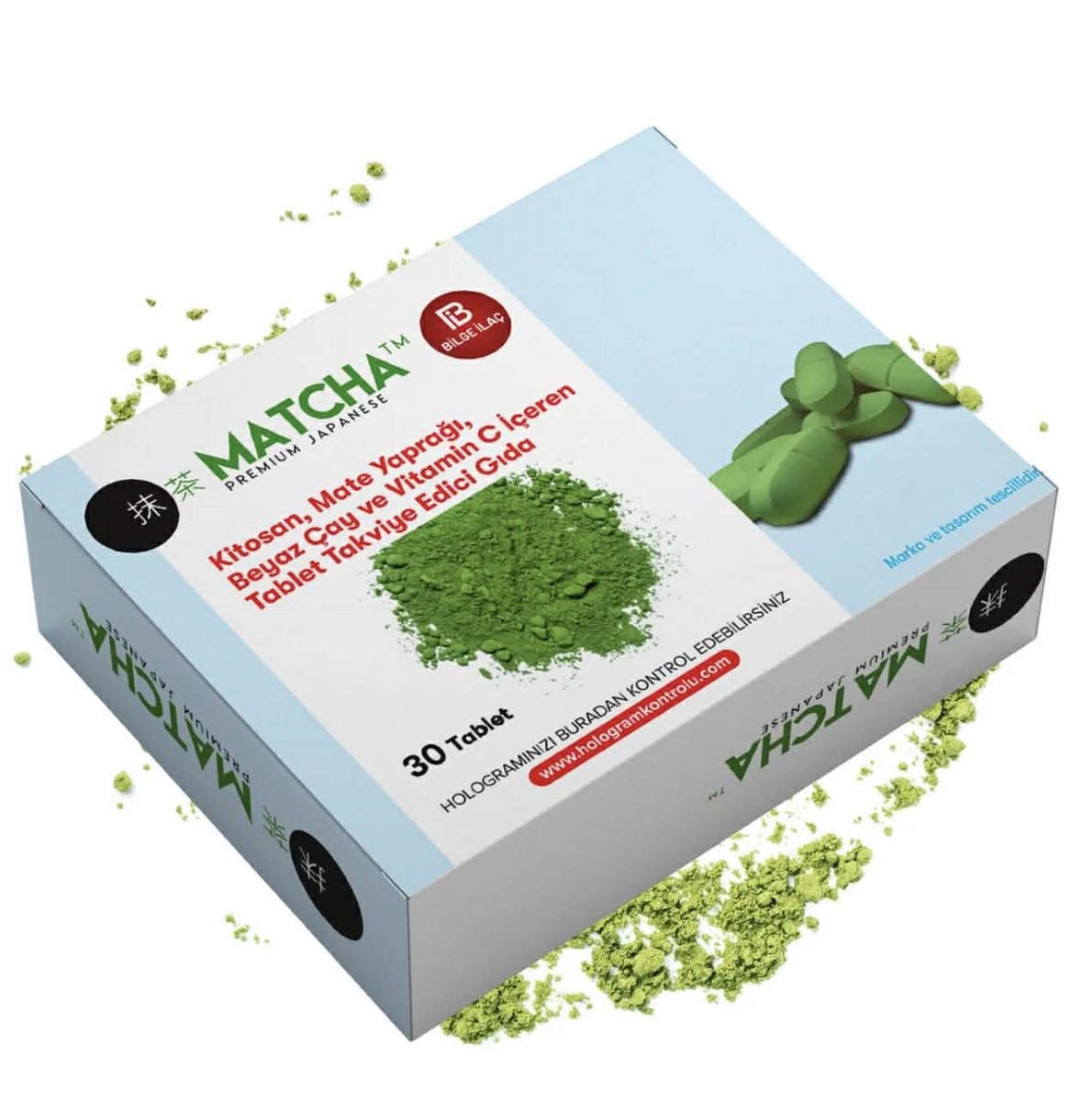 Matcha Premium Japanse Matcha Detox Form L-Carnitine Tabletten – 30 Tabletten