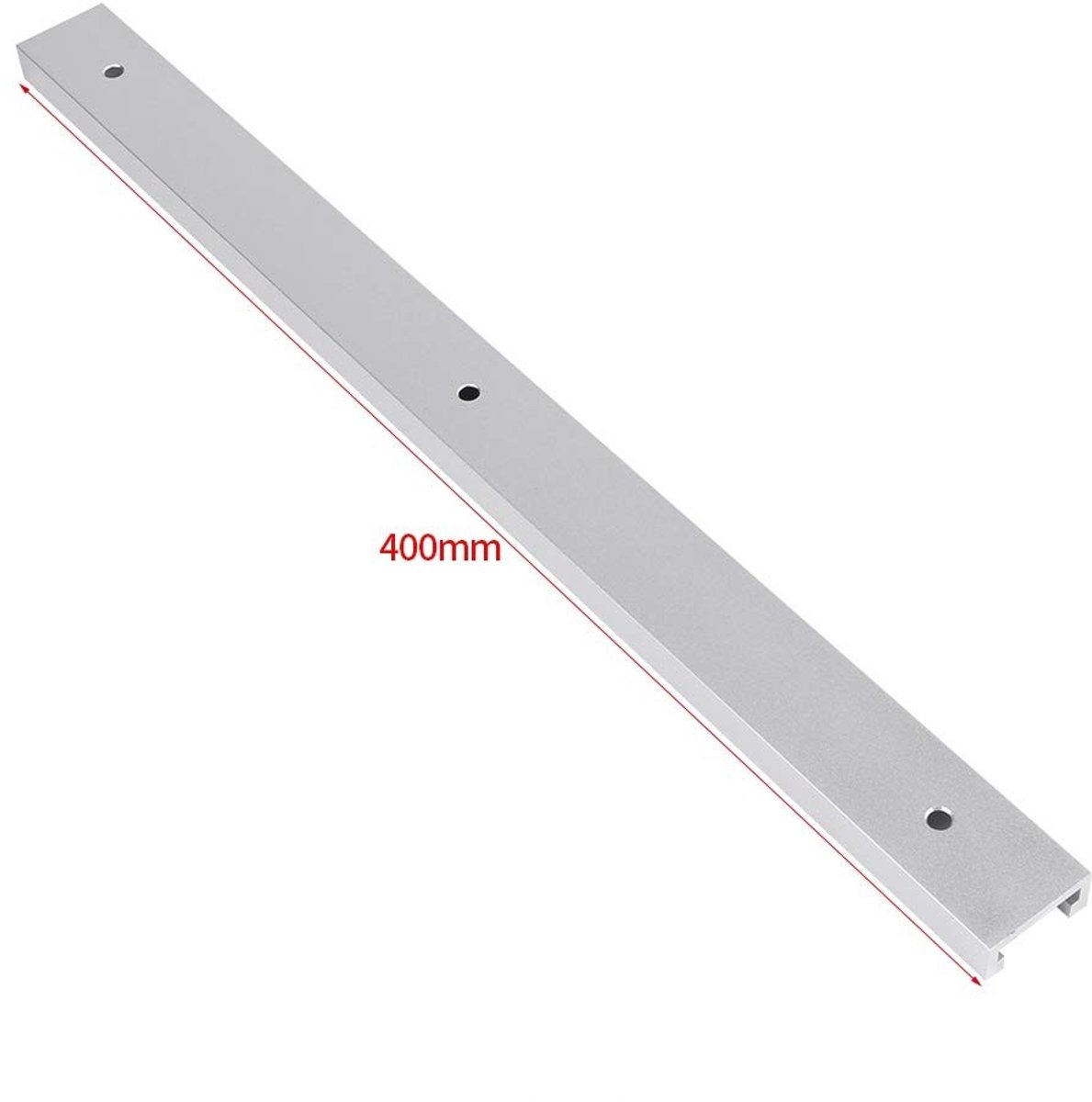 Allecto - T-Groove Rail - Aluminium T-Slot 400mm - Houtbewerking - Routertafel - Precisie en stabiliteit - Ideaal voor professionele klussen