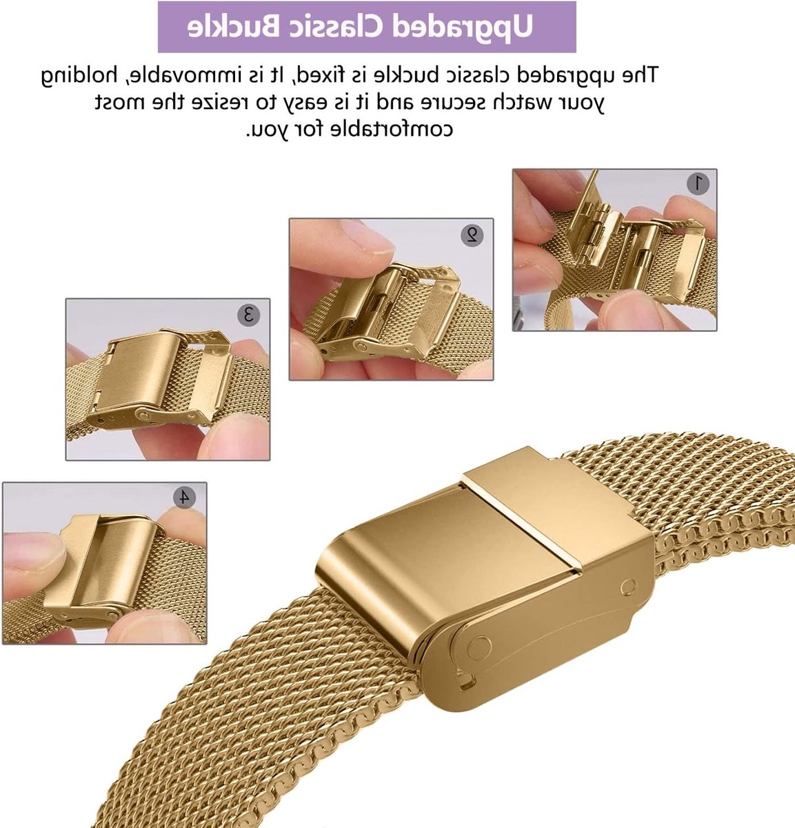 Stalen Polsband voor Fitbit Charge 6 en Charge 5 - Duurzaam, Elegant en Verstelbaar voor Heren en Dames