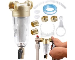 Duurzaam Waterfilter voor Kranen - Vervangend Drinkwaterfilter, Spin Degradatie, Fijnfilter voor Sediment en Onzuiverheden