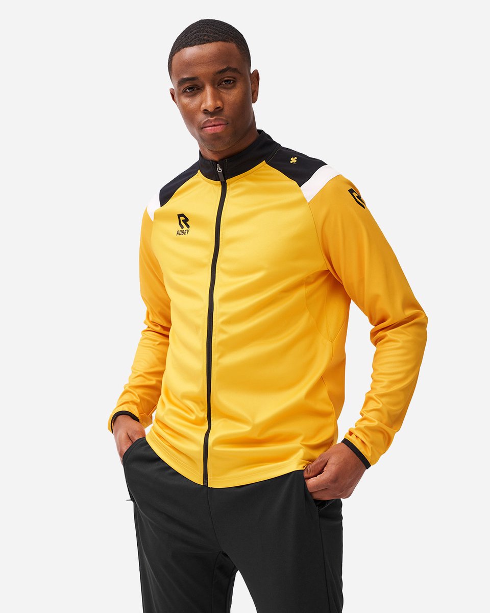 Robey Control Full-Zip Top - Geel - 140