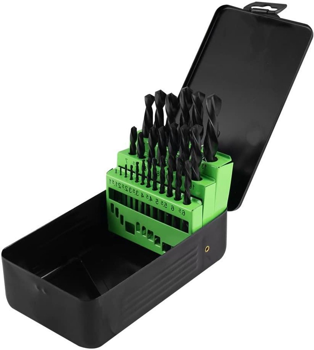 Gereedschap Set - Boor Bit Set - Doe-het-zelf Klussen - HSS 4241 Staal - 1-13 mm - Zwart