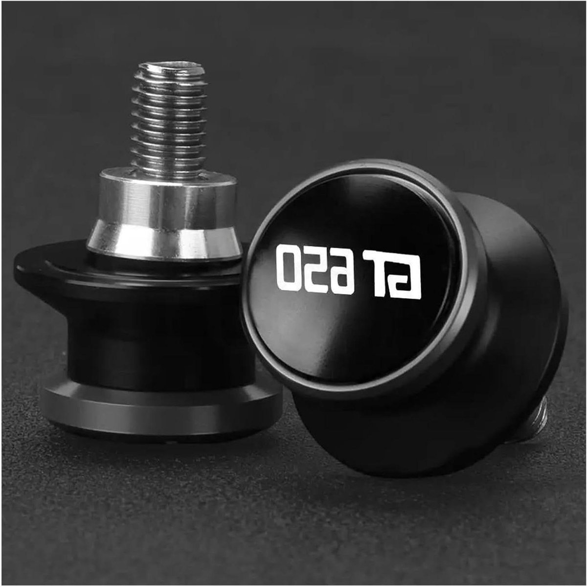 Achterstandaard Schroeven - Swingarm Sliders - Motor Onderhoud - CNC Gefreesd - M8 - Grijs