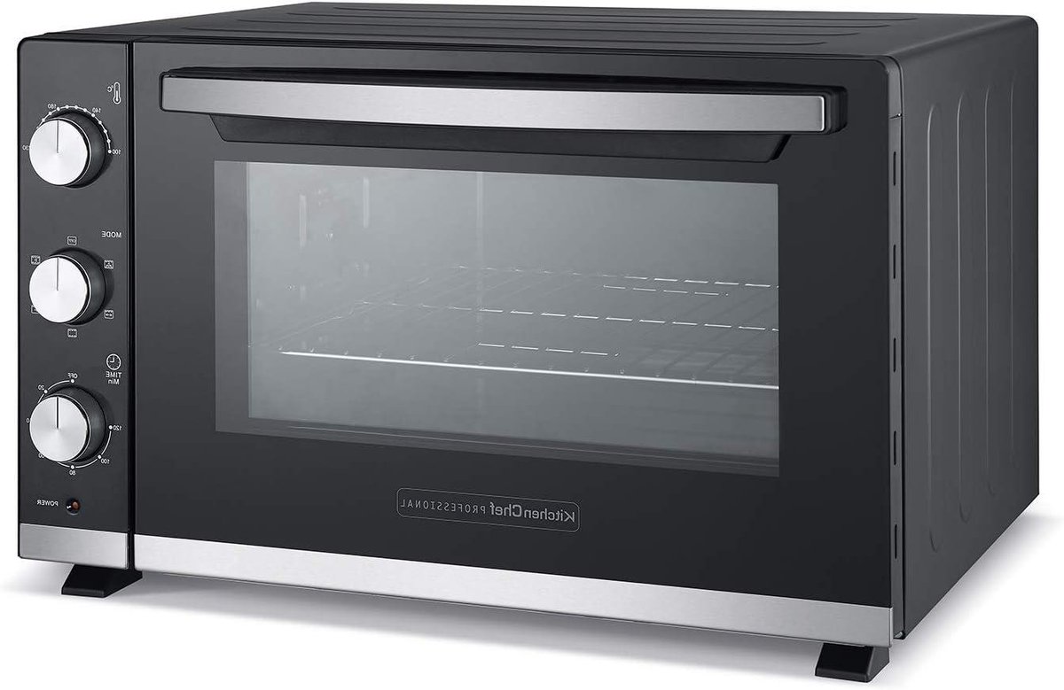 Heteluchtoven - Compacte oven - Veelzijdig koken - 1500 Watt vermogen - 30 Liter - Zwart