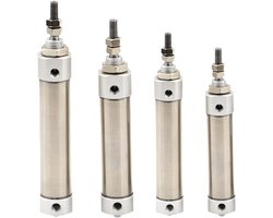 Luchtcilinder - Pneumatische Cilinder - Industriële Automatisering - Dubbelwerkend - 16mm Boring - Roestvrij Staal
