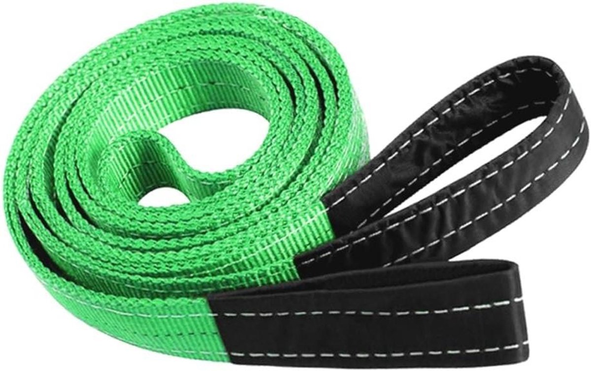 Platte Hijsbanden - Nylon Strop - Zware Lasten Tillen - Verdikte Stof - 3 Ton 6 Meter - Grijs