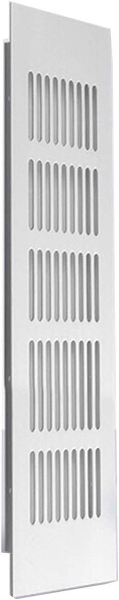 Luchtontluchtingsrooster - Ventilatierooster - Ventilatie Ruimtes - Geperforeerd Blad - 50/80mm - Zilver