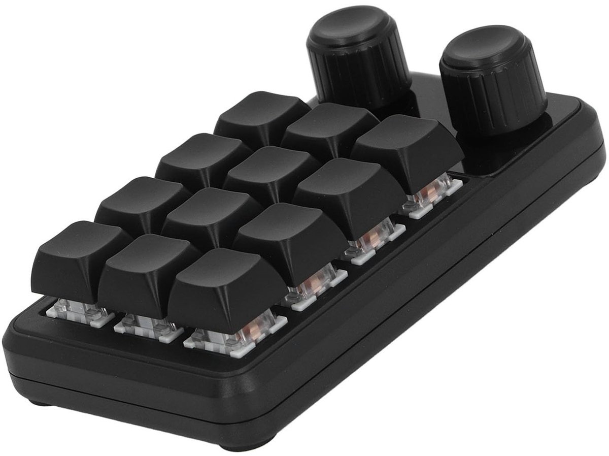 Walfront Mini Gaming Keyboard - Programmeerbaar Macro Pad met RGB Verlichting en Blauwe Switch
