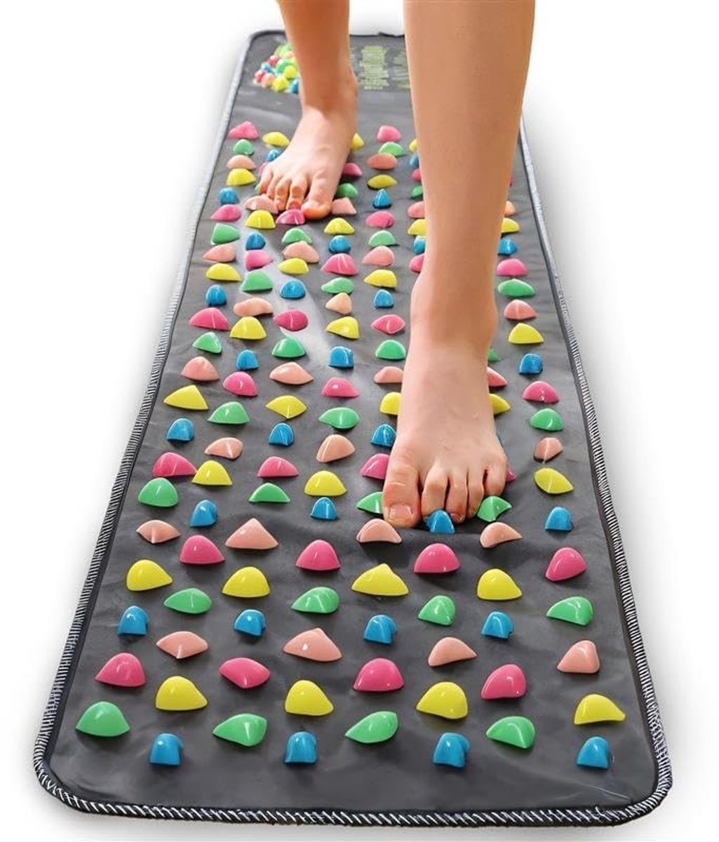 Retoo Voetmassage Mat met Acupressuur, Reflexzone en Stressverlichting