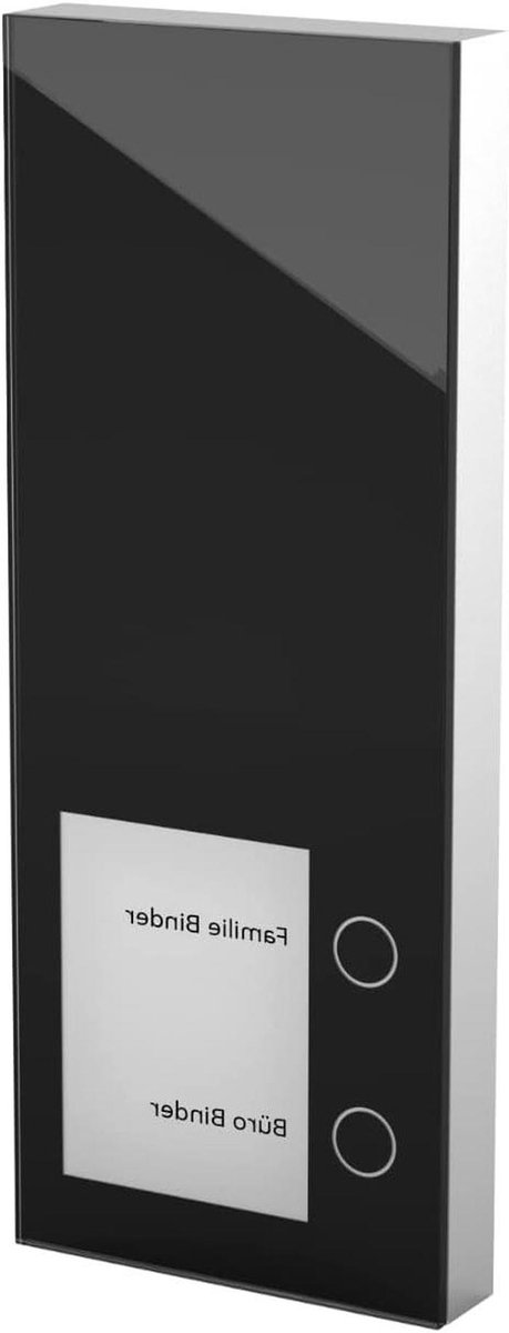 Deurintercom Systeem - Deurbel Intercom - Toegang Beheren - Via Bestaande Telefoons - 220 x 85 x 21 mm - Zwart