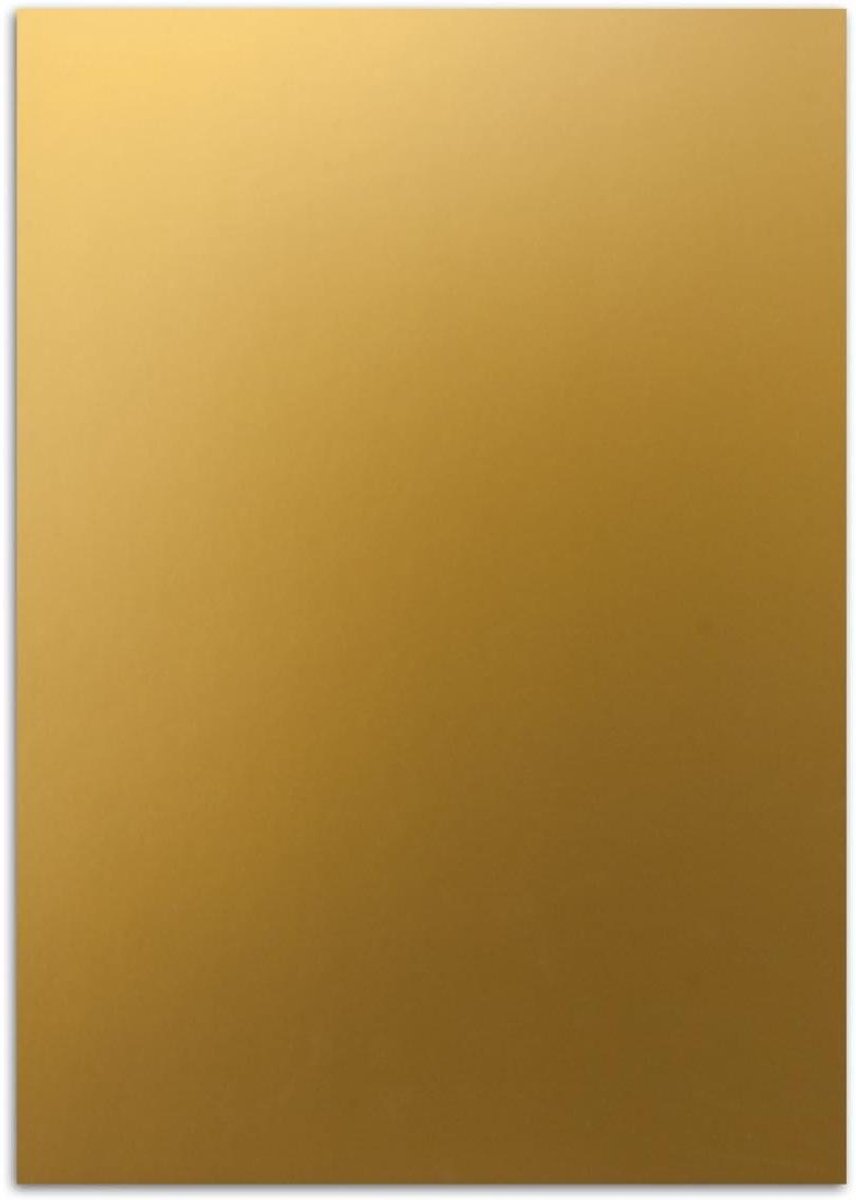 Papier vellen - Knutselpapier fotokarton - Kaarten maken - Goud metallic finish - DIN A5 250 g/m² - Goud