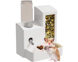 Hamster Waterfles - Drinkfles Kleine Dieren - Hydratatie Huisdier - Morsbestendig Ontwerp - 120 ml - Transparant