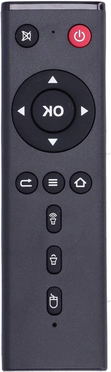 Afstandsbediening voor Android TV Box - Vervangingsoptie voor Tanix TX3, TX3 Max, TX6 en meer met gebruiksvriendelijke functies