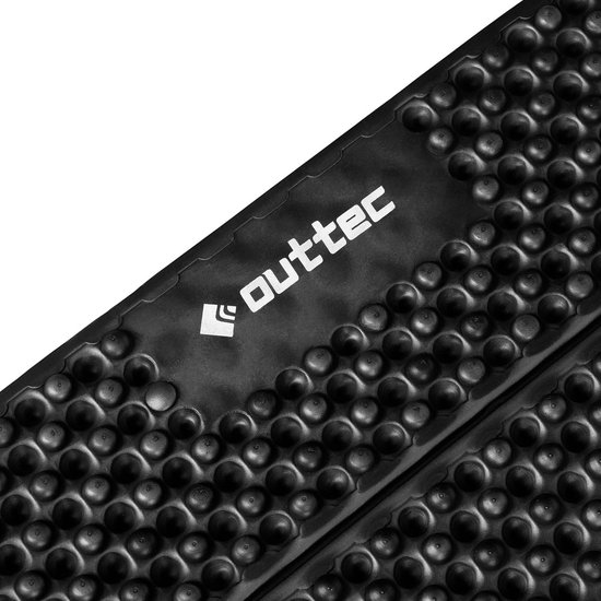 Opvouwbare Slaapmat - Toeristenmat Tentmat - Buiten Kamperen - Waterbestendig Schuim - 180x57 cm - Zwart van Merkloos — afbeelding 2