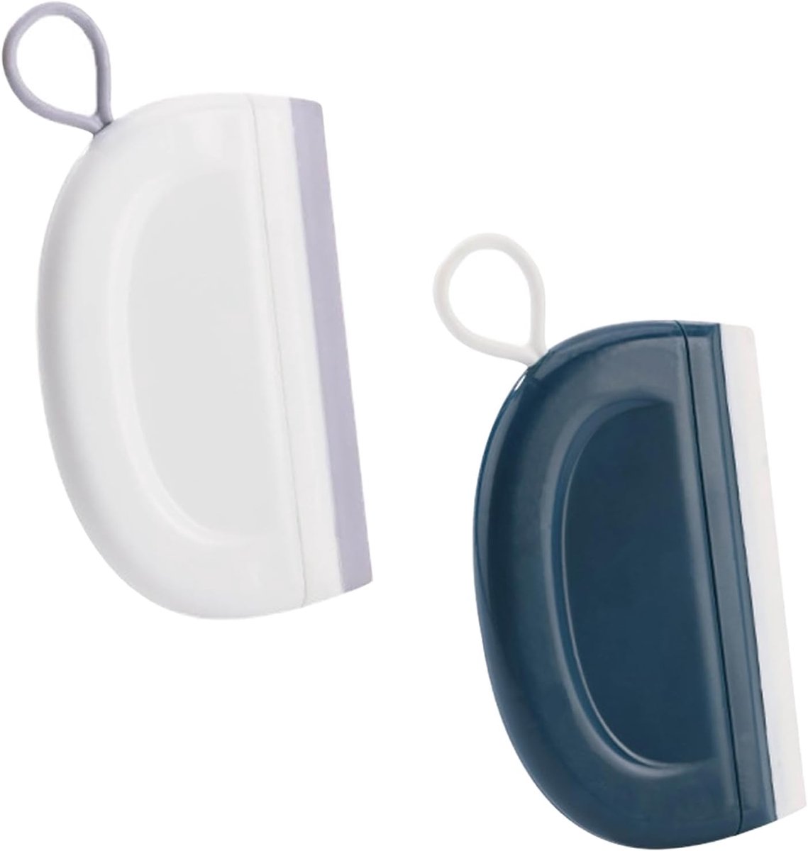 2 Pcs Mini Squeegee - Kleine Squeegee - Zachte PVC Douche Schraper - Flexibele Silicone Ru
