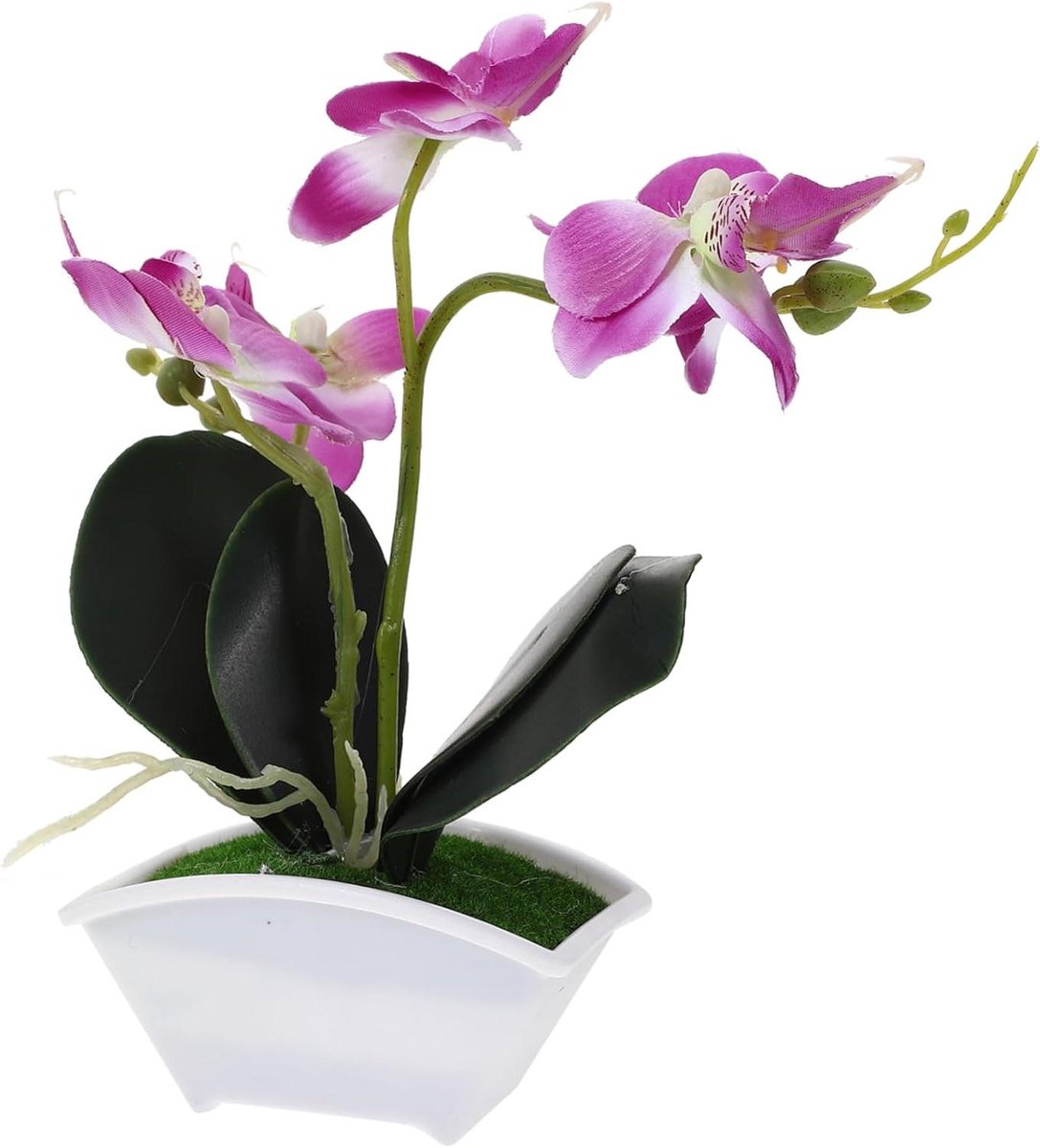 Nep Orchidee Plant - Kunst Orchidee Zijden Bloemen - Huisdecoratie - Realistisch Ontwerp -