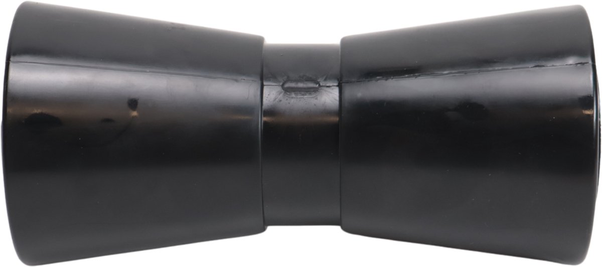 Kielrol zwart - 194x90 mm - naafdiameter 17 mm