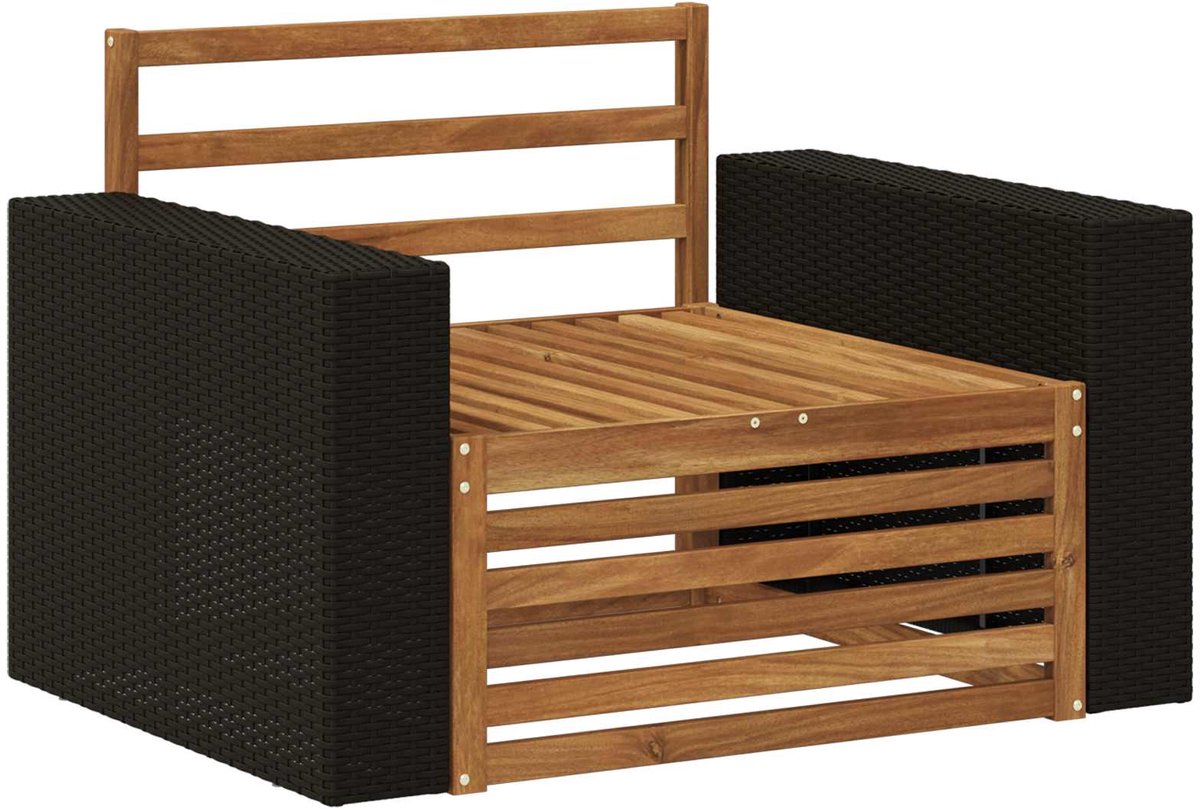 vidaXL - Buiten - Midden - Sofa - Naturel