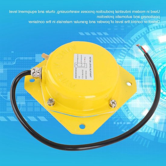 Dunne Filmniveaumeter voor Graanschuurvoermolen, Roestvrijstalen Indicatormeter, Verstopping Voorkomen, 24-380V, Ideaal voor Moderne Industriële Toepassingen — afbeelding 5