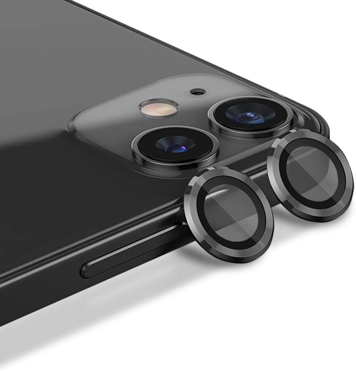 Beschermende Film voor iPhone Camera - Volledige Bedekking, 9H Hardheid, Aluminium Legering, Geschikt voor iPhone 12/12 Mini/11