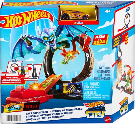 Hot Wheels City - Vleermuisaanval Looping van Merkloos — afbeelding 3