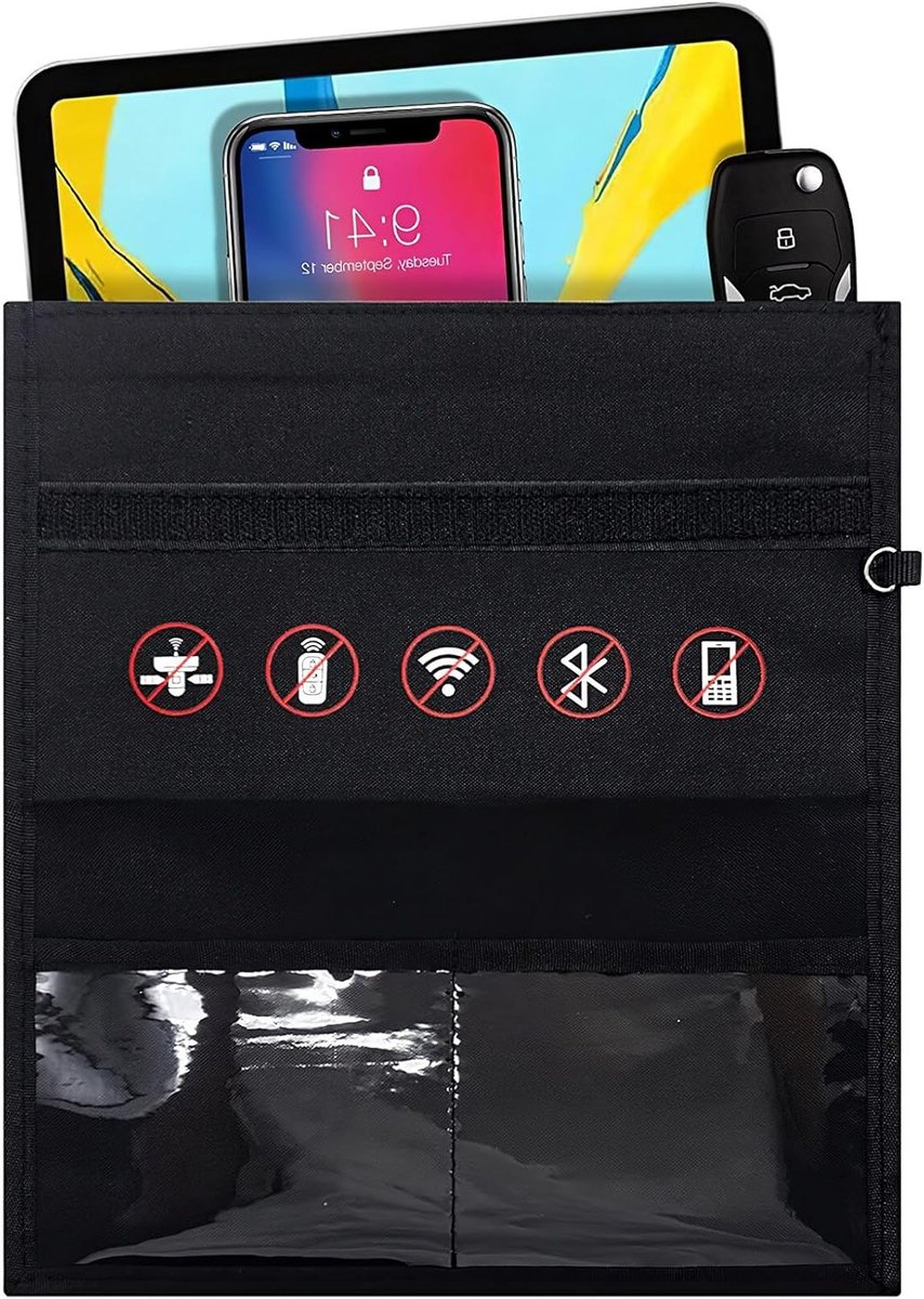 Laptop Sleeve 17.7" x 13.7" - Signaal Blokkerende Pouch, Brand- en Waterdicht, Anti-Kras Bescherming voor Telefoons en Tablets
