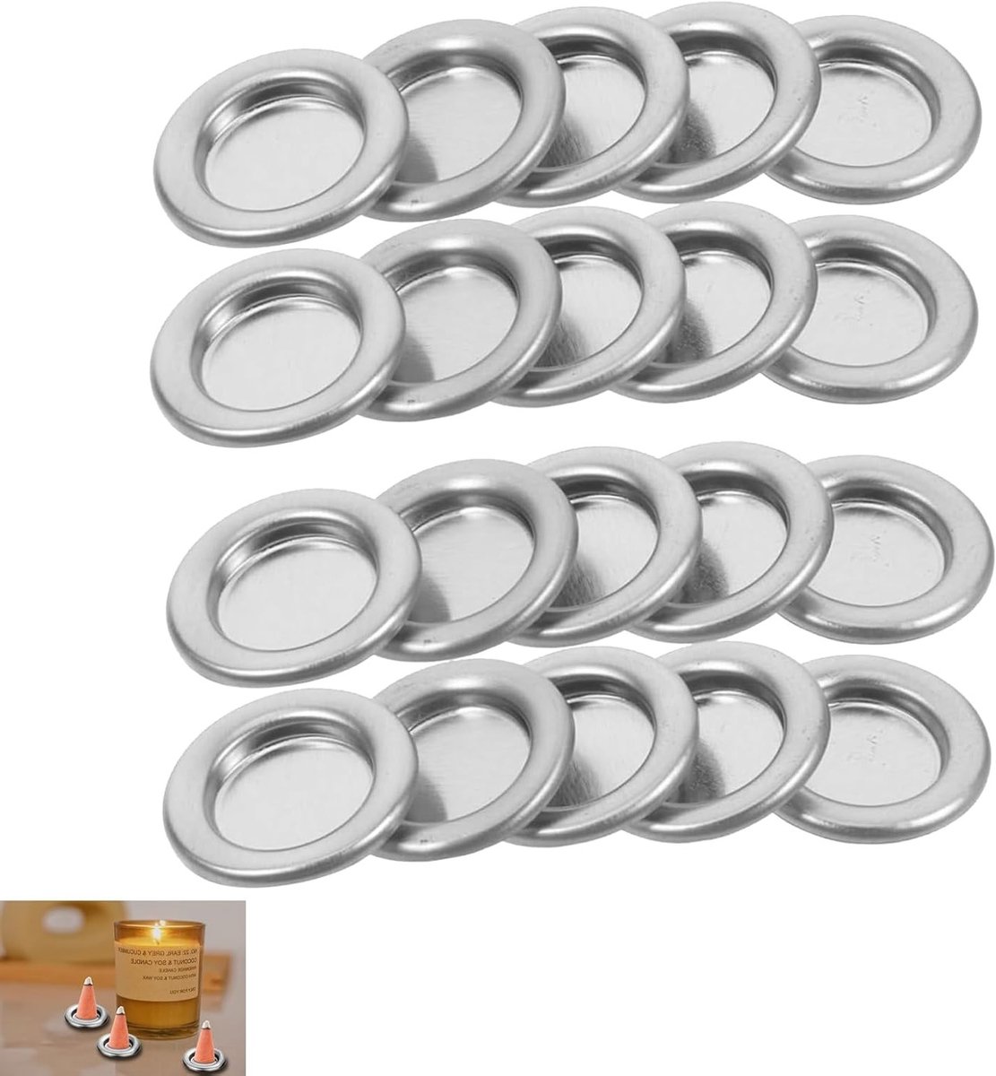 20 Stuks Multifunctionele Wierookstaafjeshouders van Metaal voor Meditatie, Duurzaam en Compact, Perfect voor Aromatherapie en Ontspanning