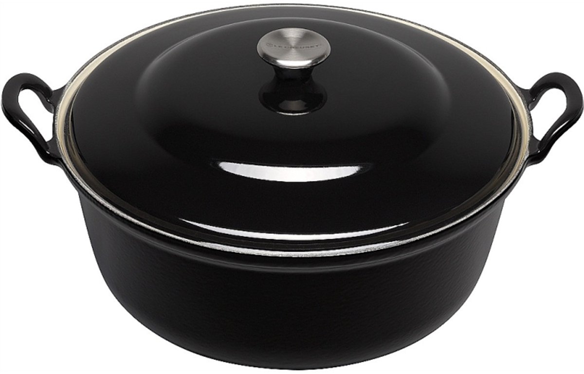 Bol.com Le Creuset Faitout Braadpan - 2,4 l - Ø 24 cm - Ebbenzwart aanbieding