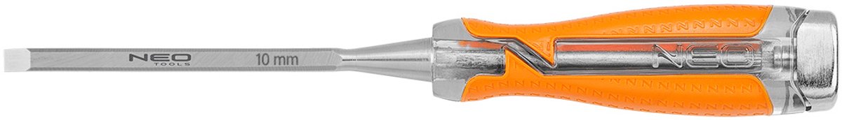 Neo - Houtbeitel - 10 mm - Dubbelcomponent Handgreep - CRV Staal