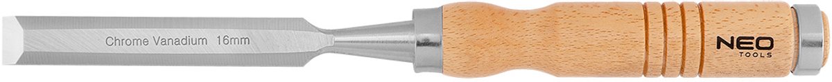 NEO - Dłuto - 16 mm - CRV Staal - Houten Handvat