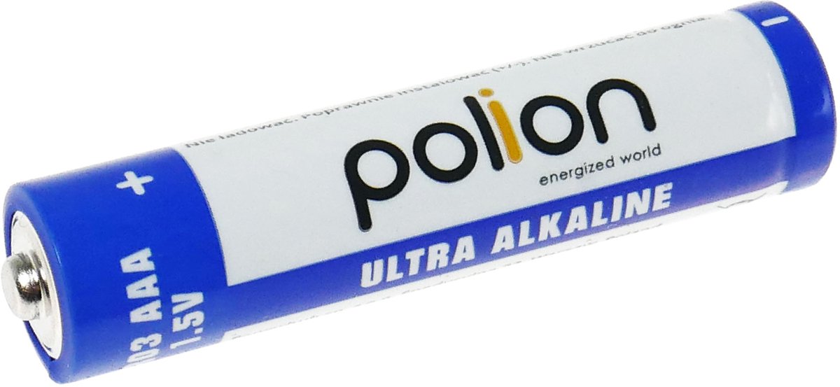 Polion LR03 Serie - Alkalische AAA Batterij - 1.5V - 1050mAh Capaciteit