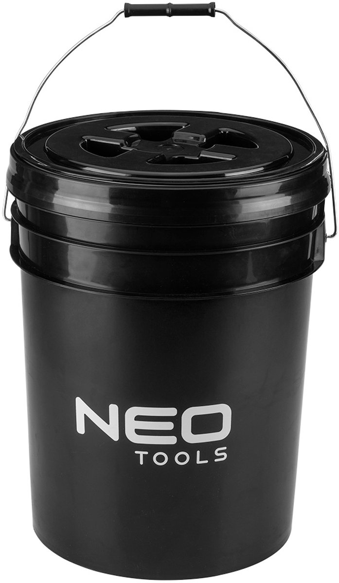 NEO Tools grit bucket - wasemmer 20L - met separator en sealer - PP - autowasemmer
