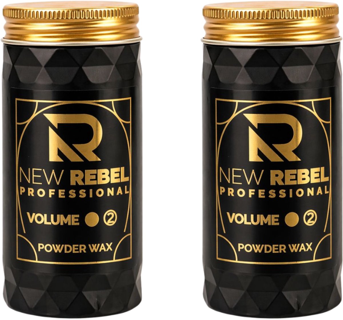 New Rebel Professional Powder Wax (set van 2 stuks) Volume 2 – Haar Styling Poeder – Matte Finish – Extra Volume & Textuur – 40g